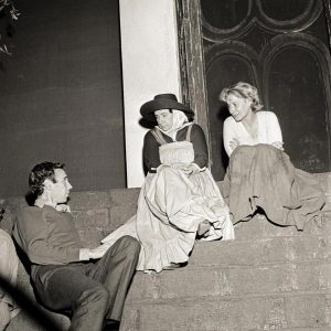 Fotografia em preto e branco da peça Yerma.